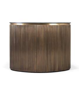 Barra de Bar en Madera Metal y Marmol  Serie Aboiat