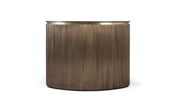 Barra de Bar en Madera Metal y Marmol  Serie Aboiat