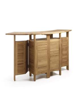 Barra de Bar Madera de Teca Plegable Serie Snick