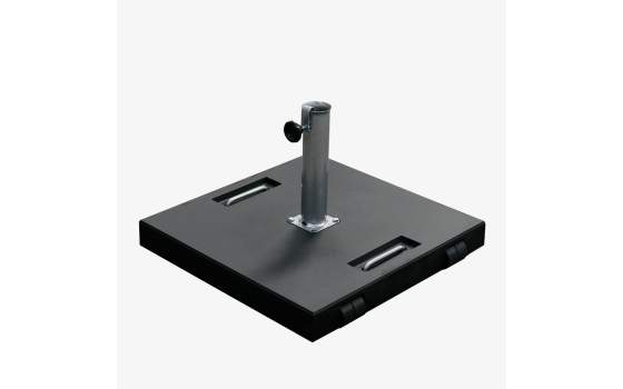 Base de Parasol Cemento Pintado Cuadrada en 50 Kg Serie Mv50n