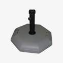 Base Parasol Cemento Pintado Octogonal en 30 Kg Serie TH 30