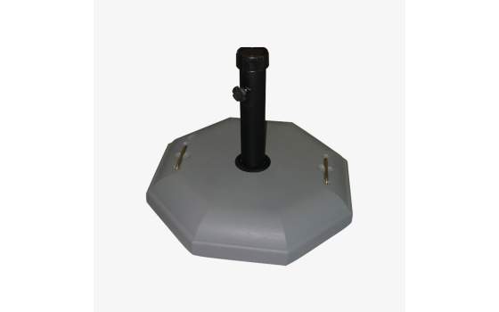 Base Parasol Cemento Pintado Octogonal en 30 Kg Serie TH 30