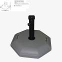 Base Parasol Cemento Pintado Octogonal en 30 Kg Serie TH 30