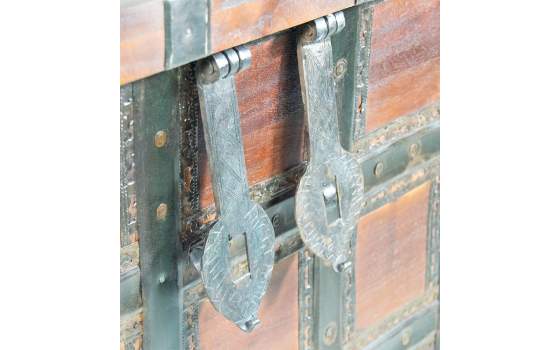 Baul Arcon Industrial Madera Reciclada y Metal Arduza