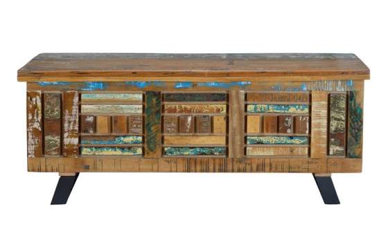 Baul Arcon Madera Reciclada de 116 Colores Desgastados Abrian