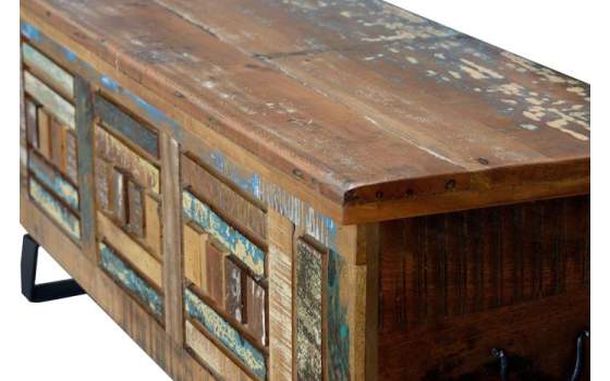 Baul Arcon Madera Reciclada de 116 Colores Desgastados Abrian