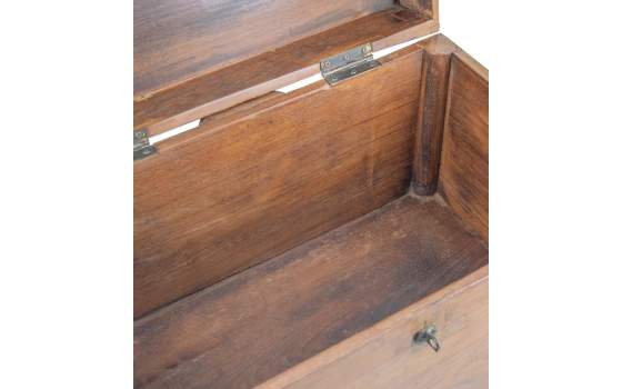 Baul Arcon Pequeño Colonial Madera Maciza Serie Anewpor