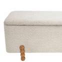 Baul banqueta Tapizada Rizo Suave Beige Serie Ationes Baul banqueta Tapizada Rizo Suave Beige Serie Ationes