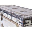 Baul Blanco Decape Madera Mango Decoracion Bronce oro Adeny