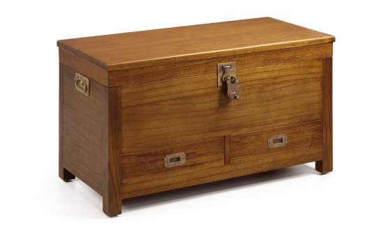 Baul Colonial 2 Cajones y Candado Serie Star