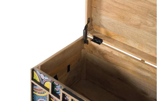 Baul Decorado Colores Estilo Indio Americano Serie Boho