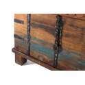 Baul Decorativo Madera Maciza Reciclada Colores Acley