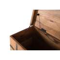 Baul Decorativo Madera Maciza Reciclada Colores Acley
