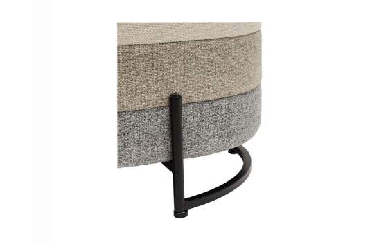 Baul Descalzadora Tapizada 3 Colores Patas Metal Serie Allison