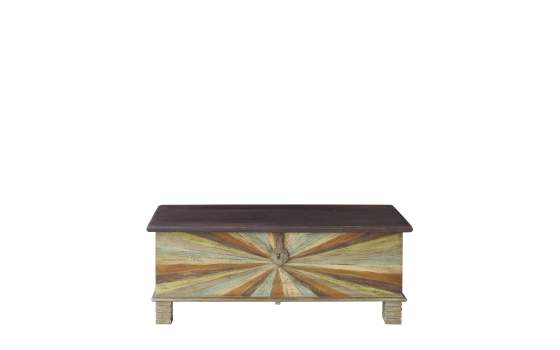 Baul Madera Maciza Colores Decapados Serie Akalan