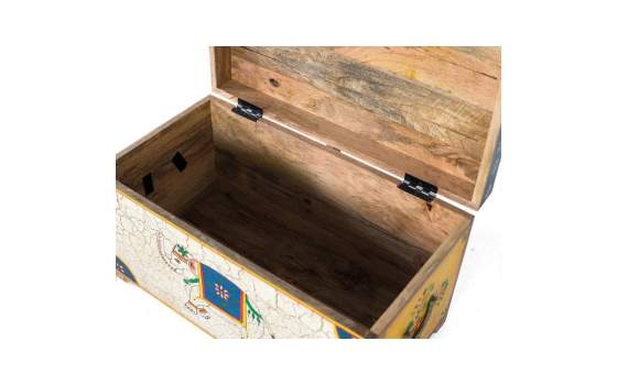 Baul Pequeño Chino Colores Madera Mango Pintada Atarias Baul Pequeño Chino Colores Madera Mango Pintada Atarias