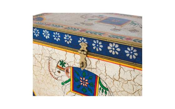 Baul Pequeño Chino Colores Madera Mango Pintada Atarias Baul Pequeño Chino Colores Madera Mango Pintada Atarias