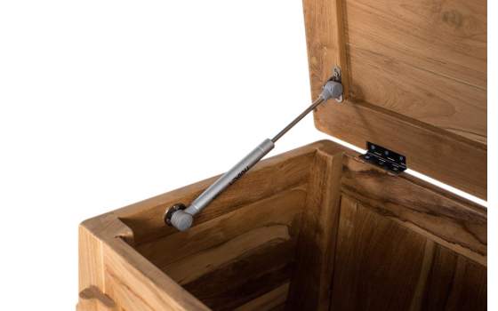 Baul Rustico Tallado Madera de Teca Natural Serie Aness