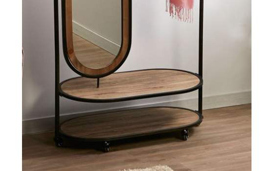 Bengalero Recibidor Forja Madera Rustico Serie Basaldua