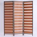 Biombo Paraban 3 Hojas Exteriores Aluminio y Lona - Serie Alguea