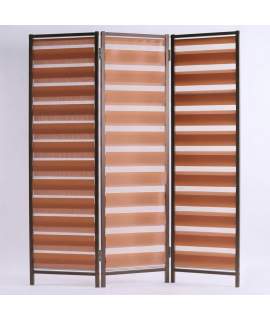 Biombo Paraban 3 Hojas Exteriores Aluminio y Lona - Serie Alguea