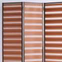 Biombo Paraban 3 Hojas Exteriores Aluminio y Lona - Serie Alguea