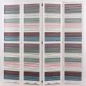 Biombo Paraban 4 Hojas Multicolor - Serie Alguea