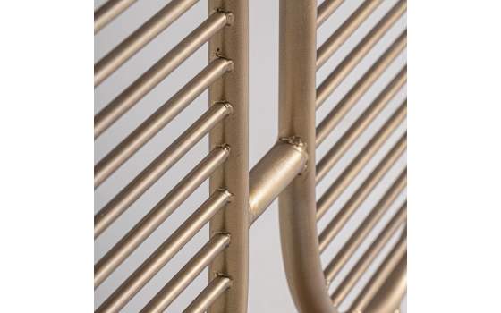 Biombo Paraban Moderno Acero Dorado Serie Alleghe