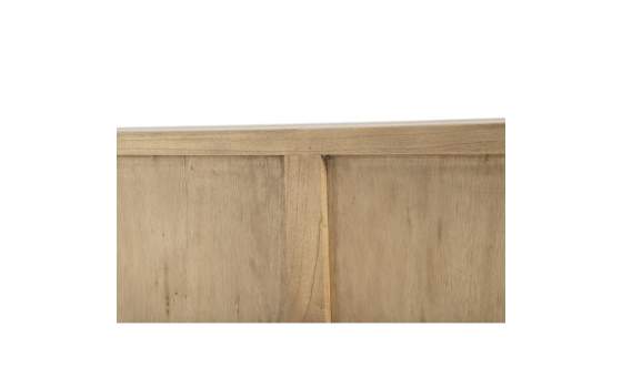 Bufet Aparador Alto Rustico 4 Puertas Acristaladas Serie Aravid