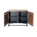 Buffet 2 Puertas Rustico Madera Reciclada Metal Serie Lacerta