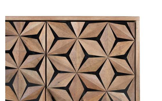 Buffet Actual 3 Puerta Decorada Bicolor Serie Destrans