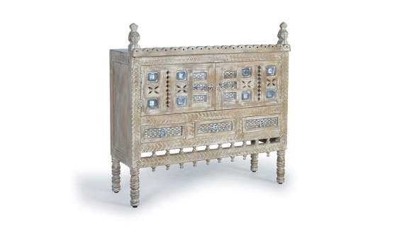 Buffet Aparador 2 Puertas 3 Cajones Oriental Serie Evarkon