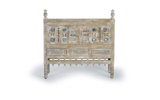 Buffet Aparador 2 Puertas 3 Cajones Oriental Serie Evarkon