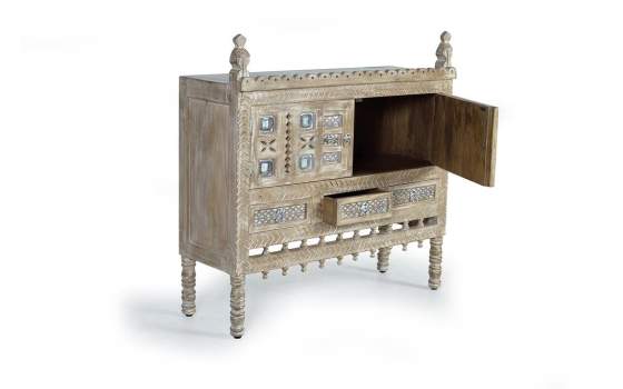 Buffet Aparador 2 Puertas 3 Cajones Oriental Serie Evarkon