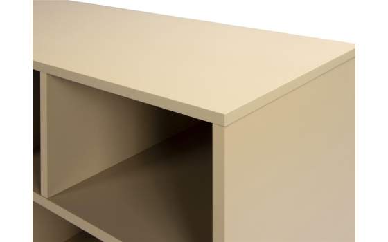 Buffet Aparador 2 Puertas Diseño Acanalado Color Beige Bester