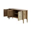 Buffet Aparador 3 Puertas Madera Mango Gris Natural Atrade