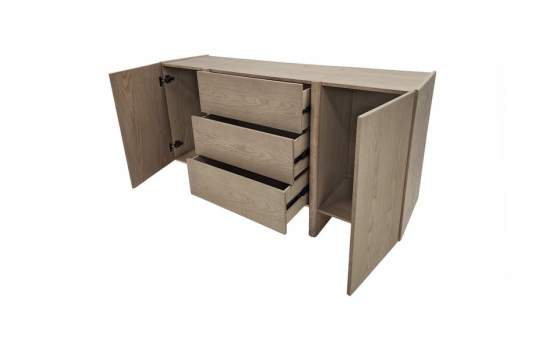 Buffet Aparador Actual 2 Puertas 3 Cajones Serie Winters