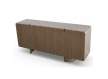 Buffet Aparador Actual 4 Puertas Color Nogal - Serie Esenzia
