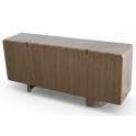 Buffet Aparador Actual 4 Puertas Color Nogal - Serie Esenzia