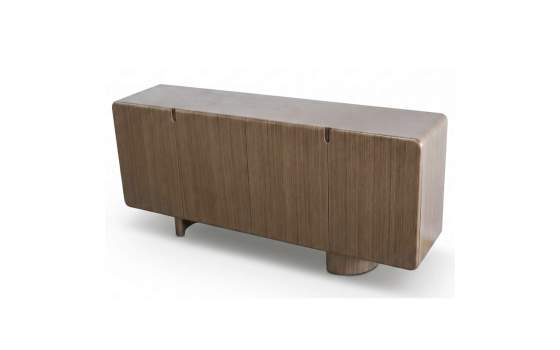 Buffet Aparador Actual 4 Puertas Color Nogal - Serie Esenzia