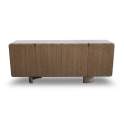 Buffet Aparador Actual 4 Puertas Color Nogal - Serie Esenzia