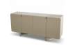 Buffet Aparador Actual 4 Puertas Color Beige - Serie Esenzia