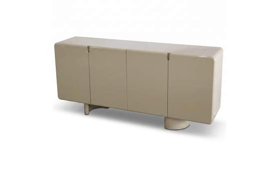 Buffet Aparador Actual 4 Puertas Color Beige - Serie Esenzia