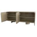 Buffet Aparador Actual 4 Puertas Color Beige - Serie Esenzia