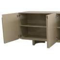 Buffet Aparador Actual 4 Puertas Color Beige - Serie Esenzia