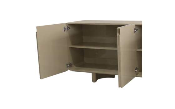 Buffet Aparador Actual 4 Puertas Color Beige - Serie Esenzia