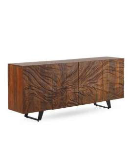Buffet Aparador Diseño  4 Puertas Labradas Serie Alveza