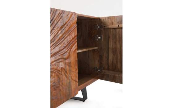 Buffet Aparador Diseño  4 Puertas Labradas Serie Alveza