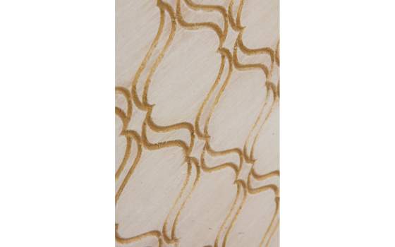 Buffet Aparador Moderno 3 Puertas Roble Marfil Oro Adresas