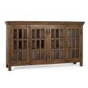 Buffet Aparador Vintage 4 Puertas Acristaladas Serie Anastro